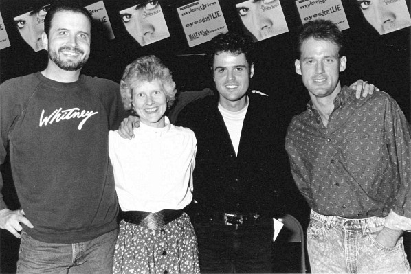 "Listening Party" Photo w/ Donnie Osmond - Atlanta 1991