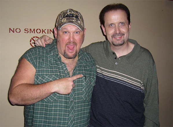 Backstage w/ Larry The Cable Guy - Atlanta, GA  2007