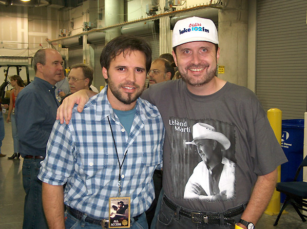 Backstage Photo With Mark Wills - Atlanta 2003